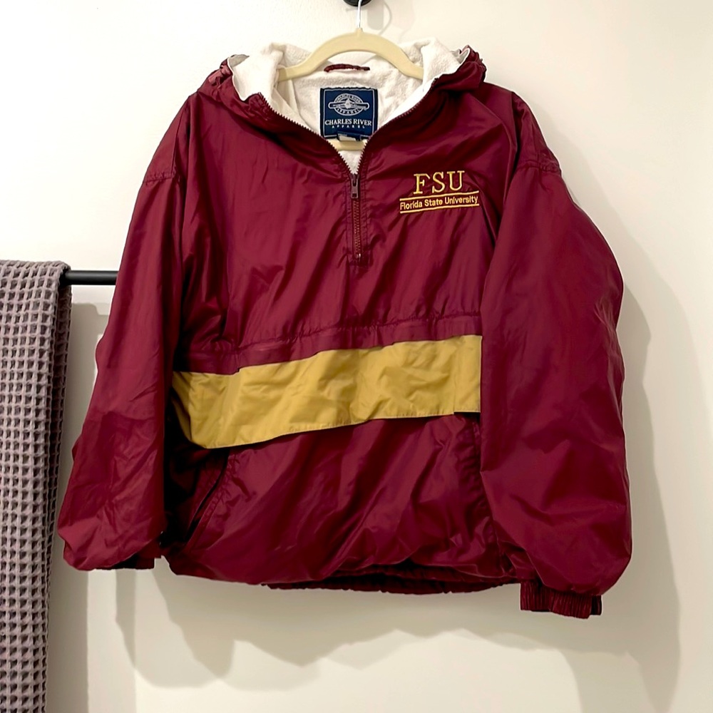 Retro FSU rain jacket